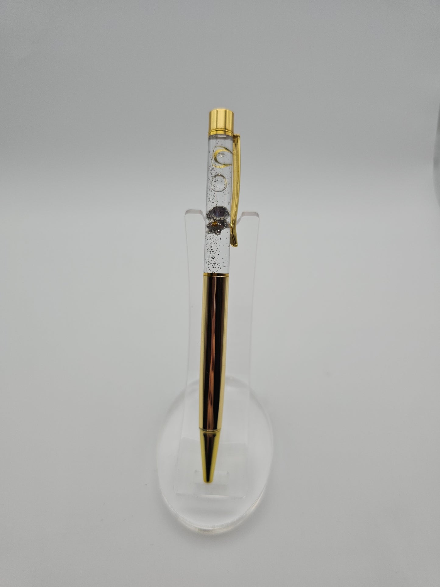 Gold Astronaut and Moon Sensory/Fidget Pen