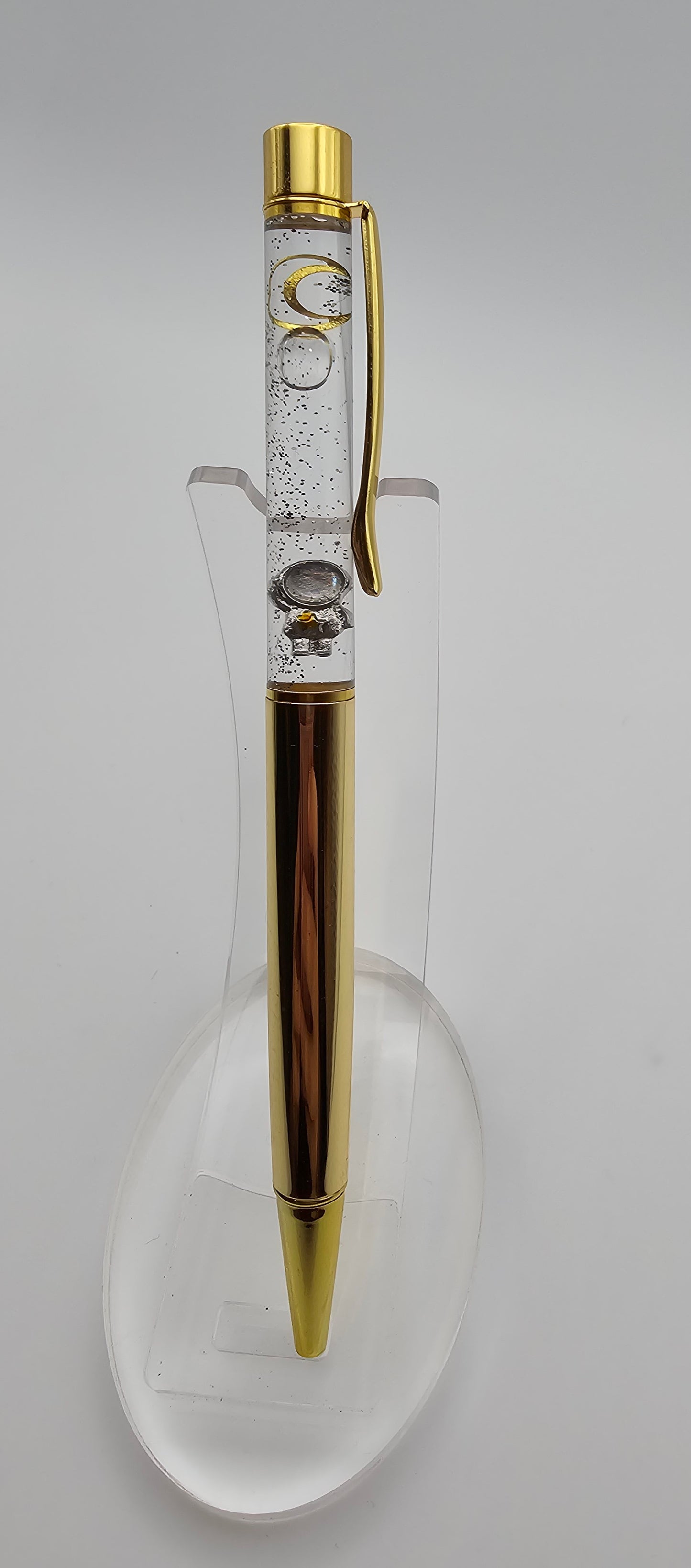 Gold Astronaut and Moon Sensory/Fidget Pen