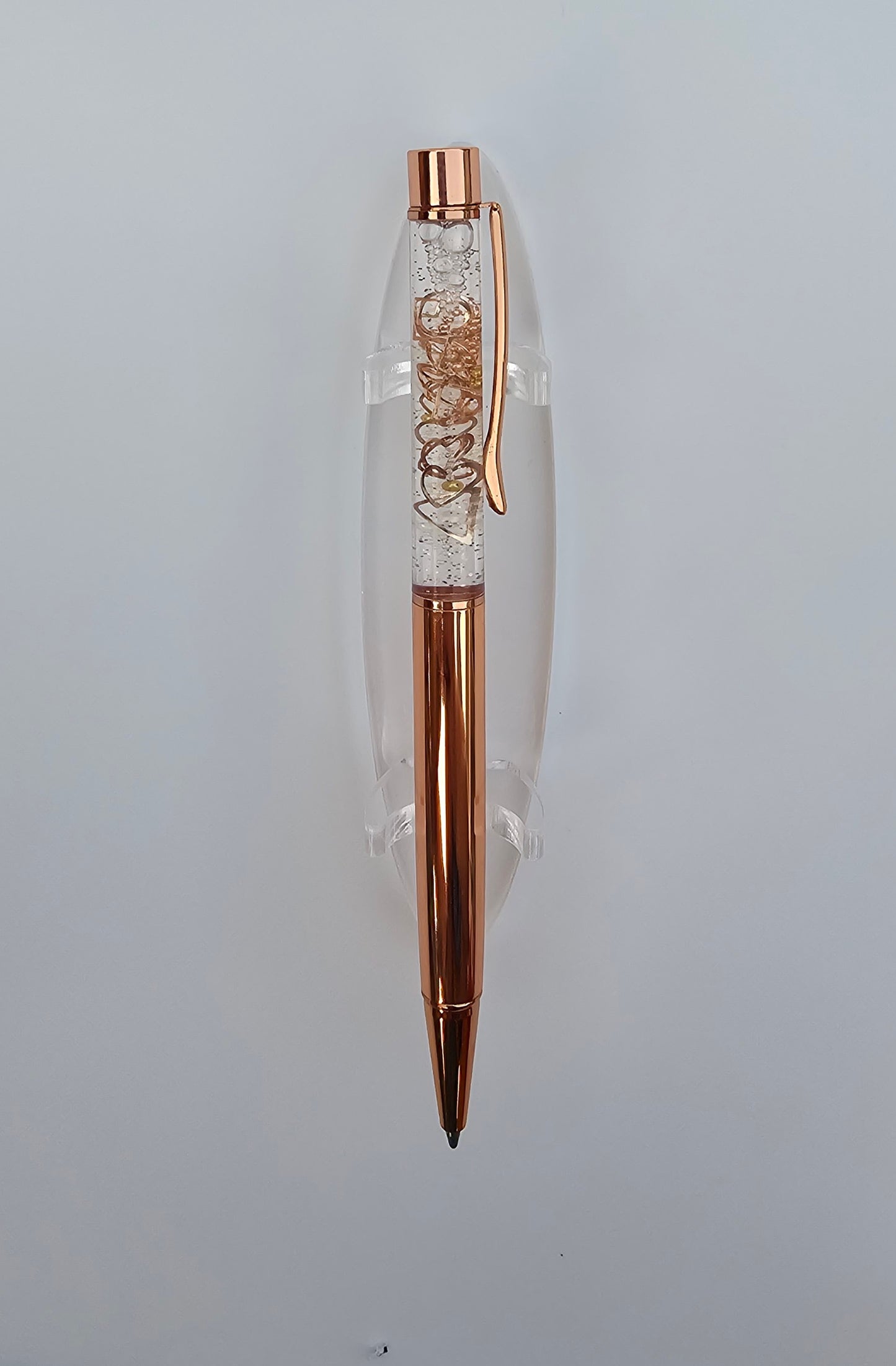 Rose Gold Metal Heart Sensory/Fidget Pen