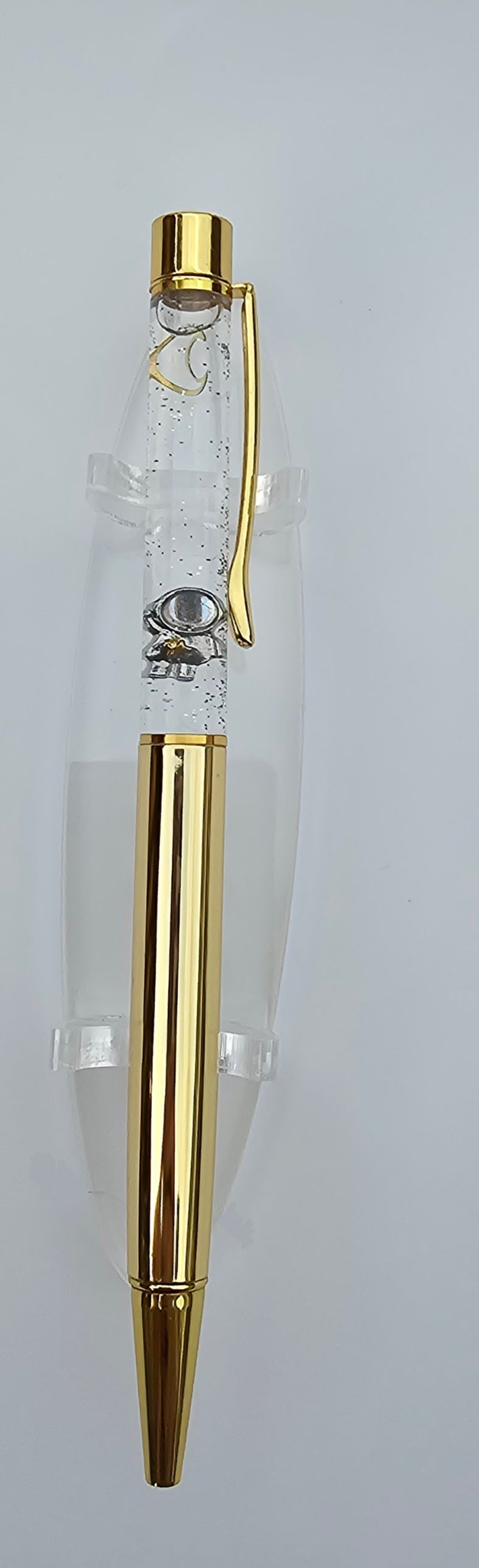 Gold Astronaut and Moon Sensory/Fidget Pen