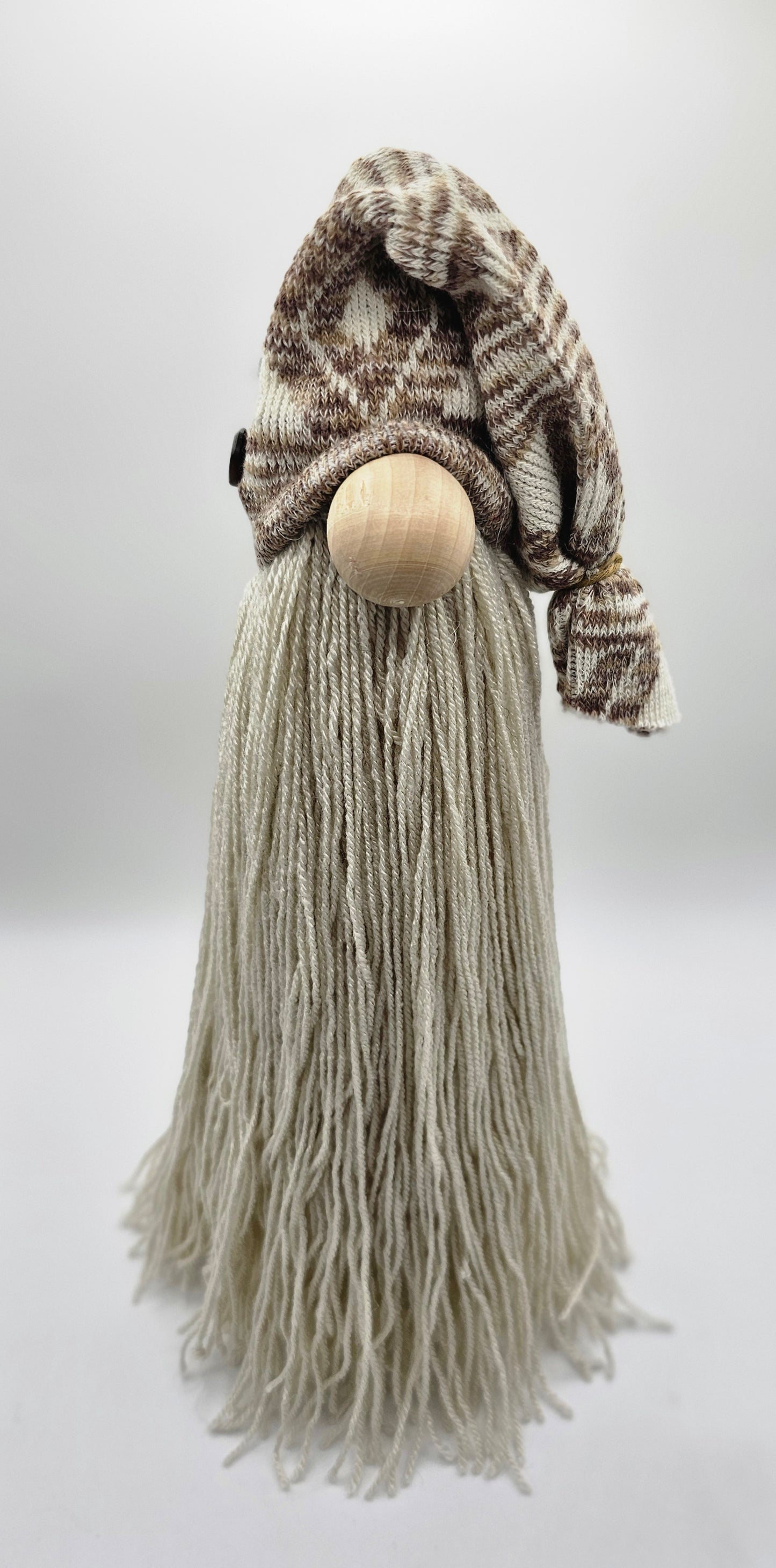 Large Tan Winter Hat Gnome