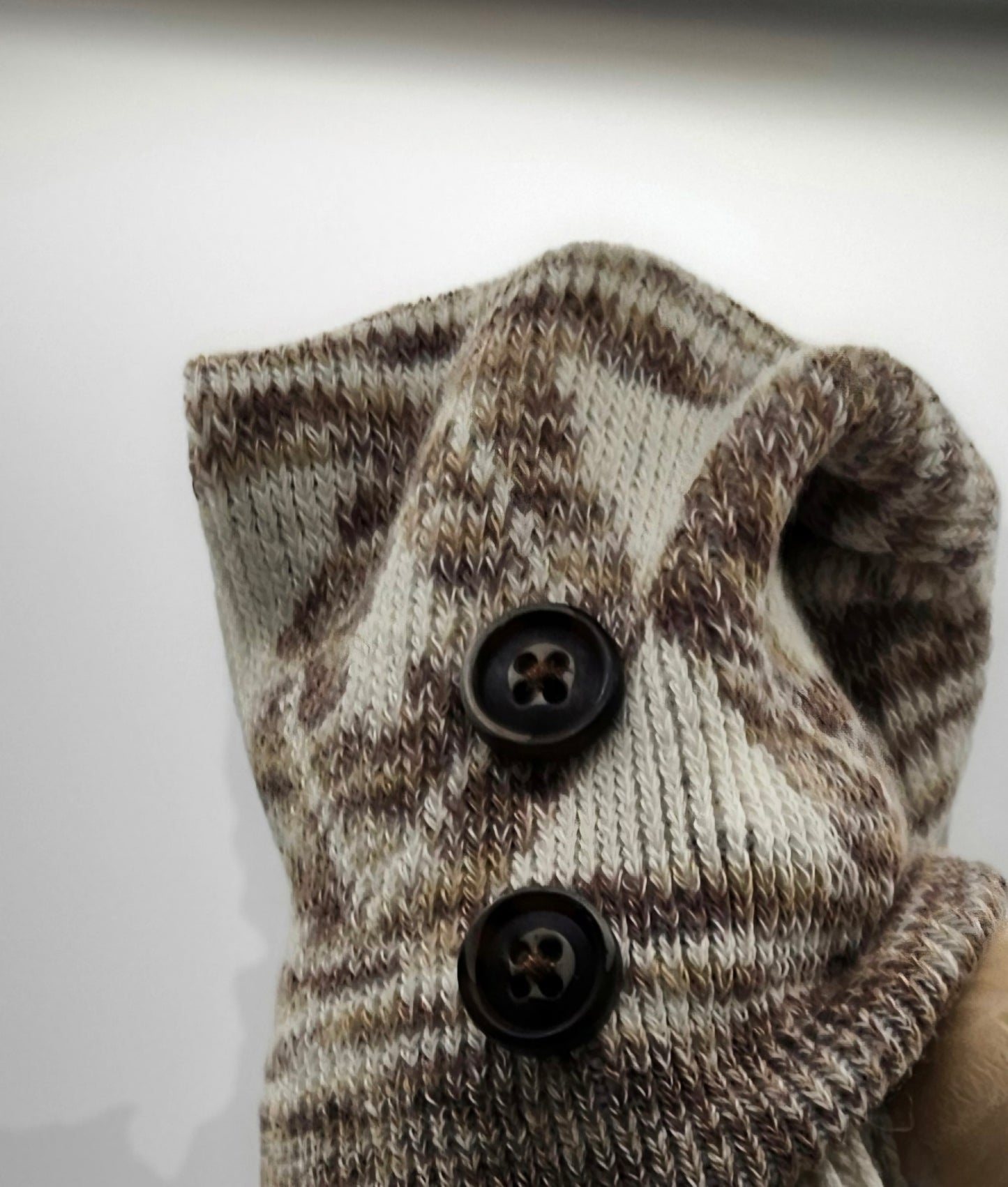 Large Tan Winter Hat Gnome