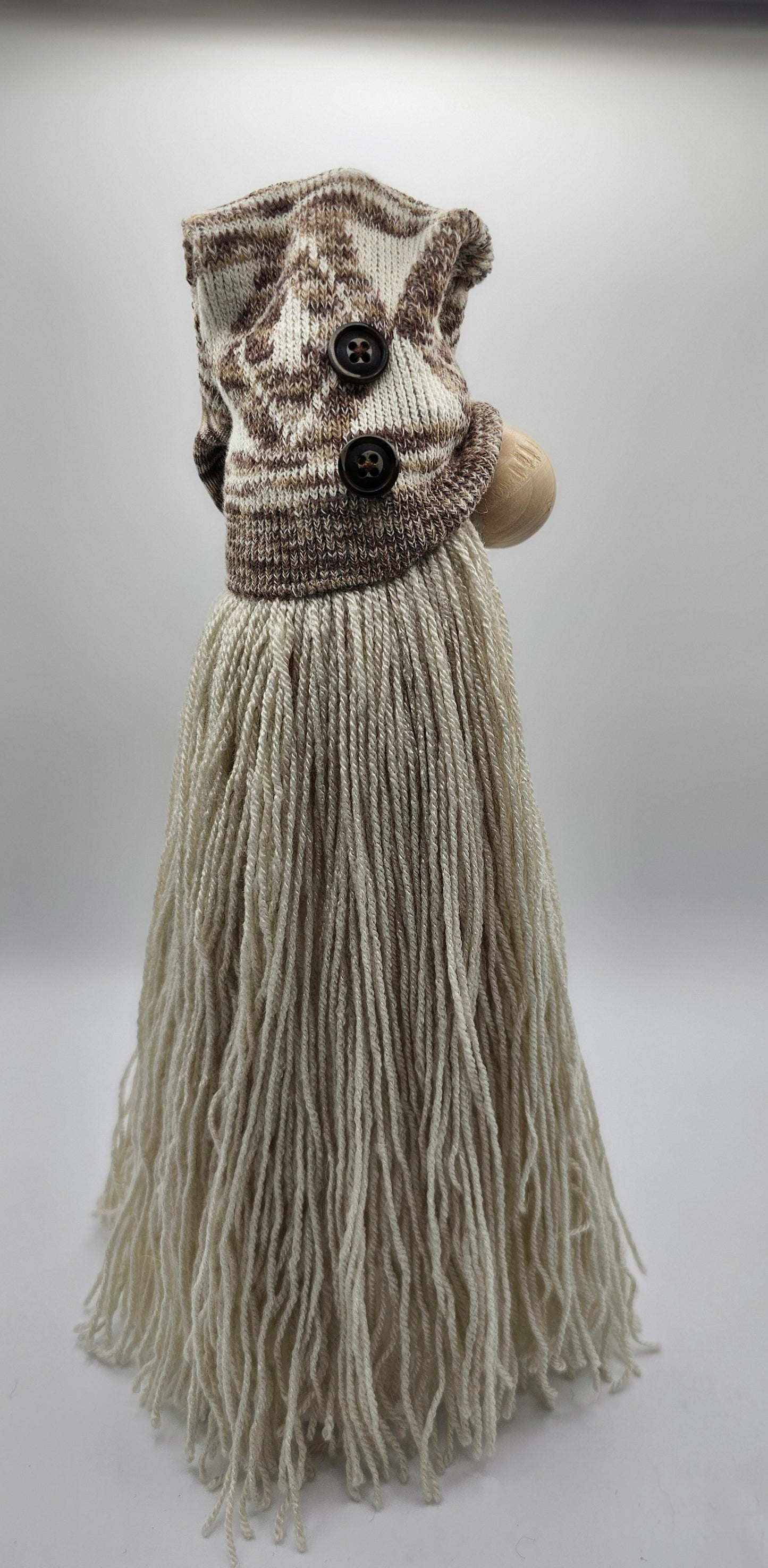 Large Tan Winter Hat Gnome