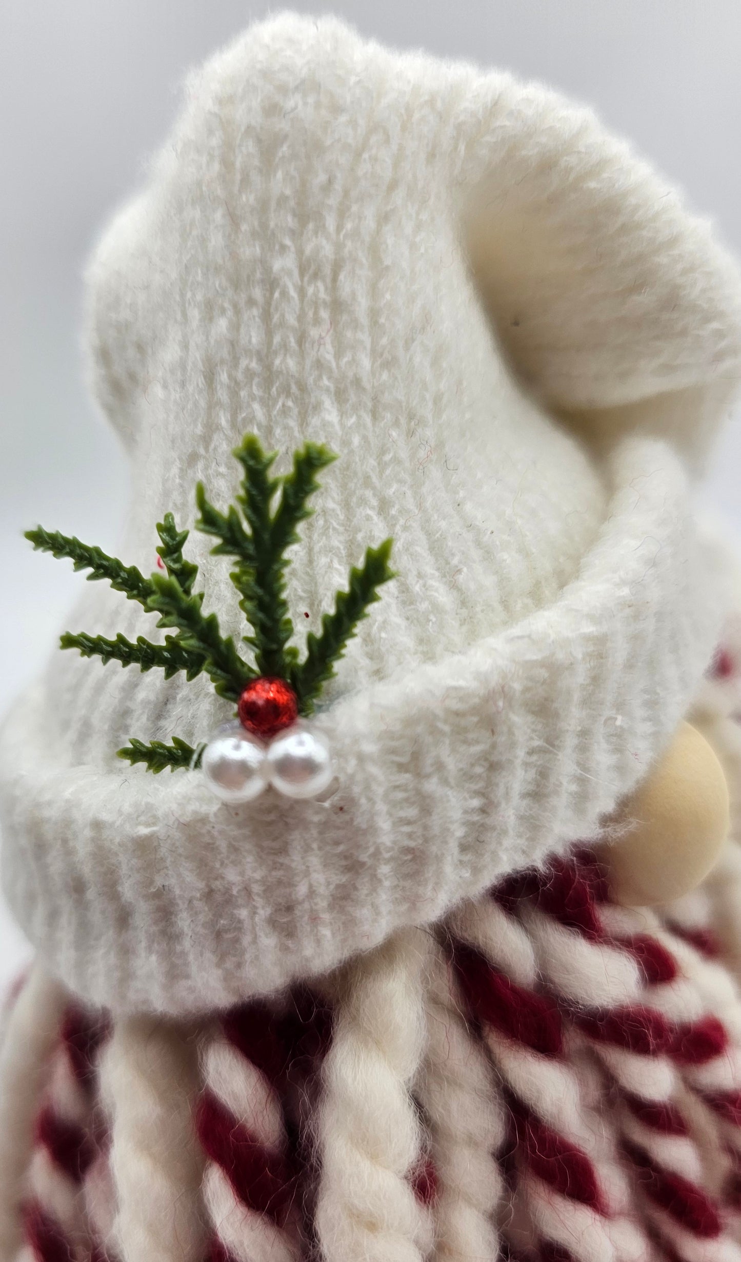 Mini Candy Cane Gnome