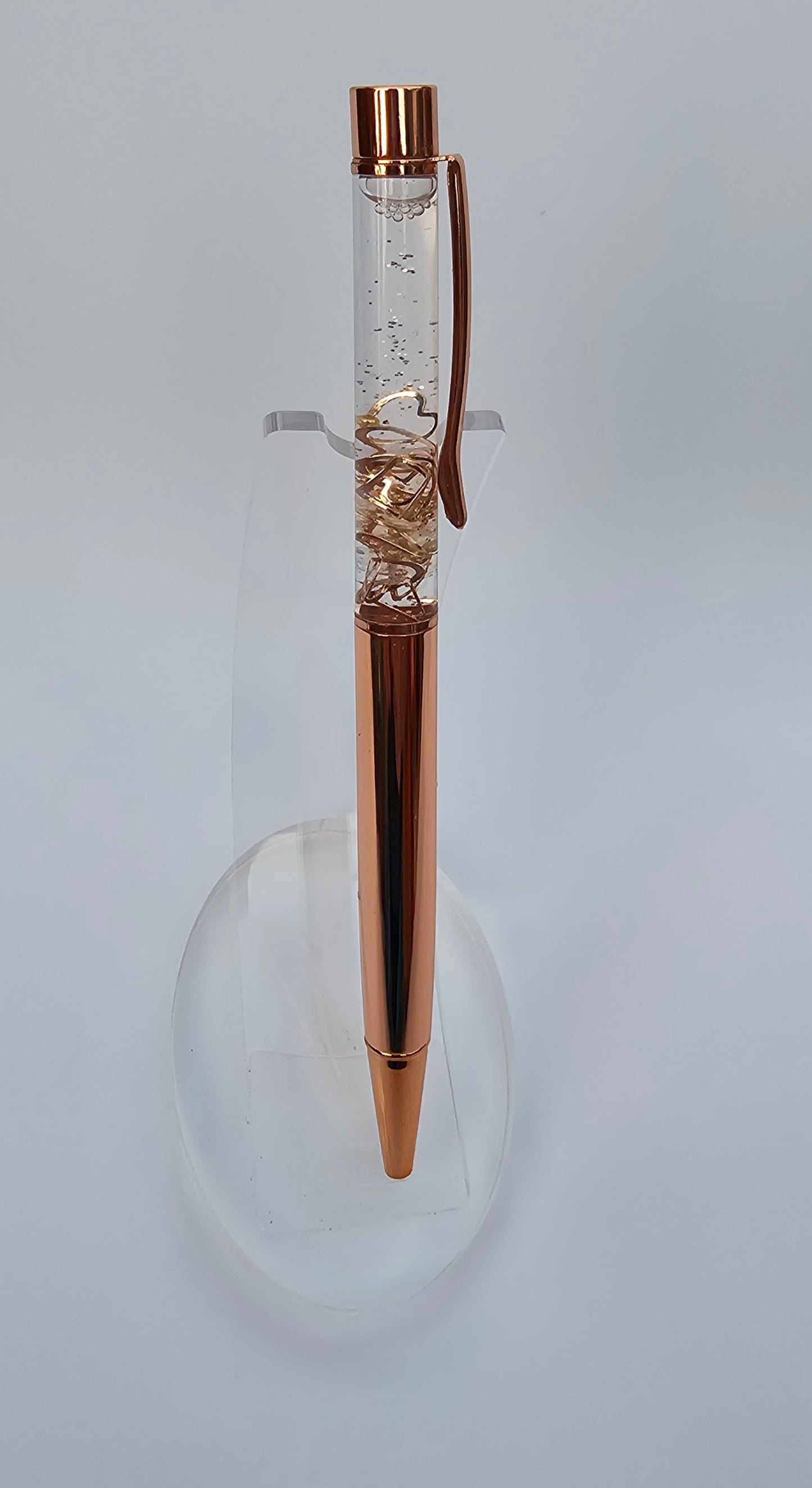 Rose Gold Metal Heart Sensory/Fidget Pen