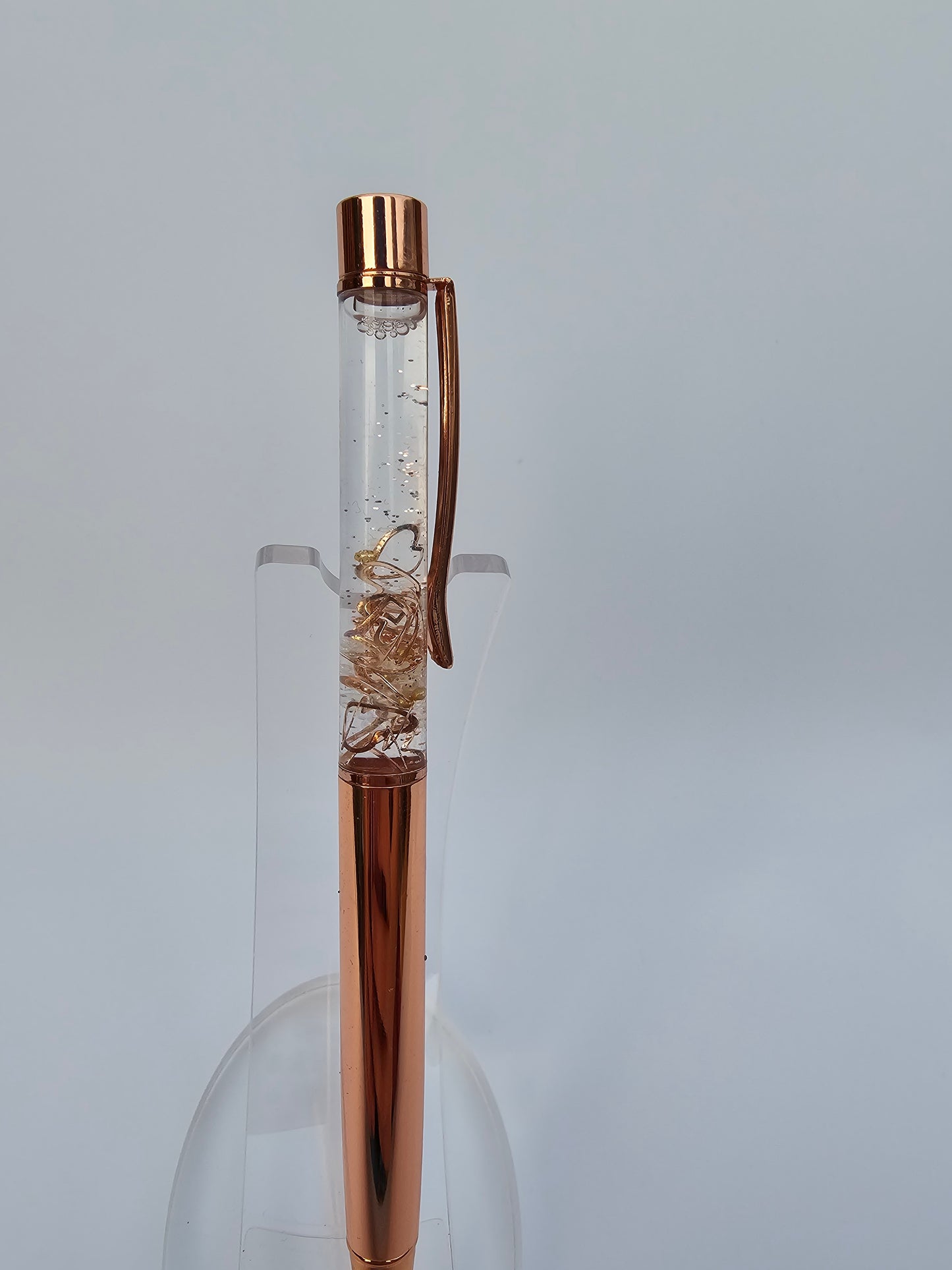 Rose Gold Metal Heart Sensory/Fidget Pen