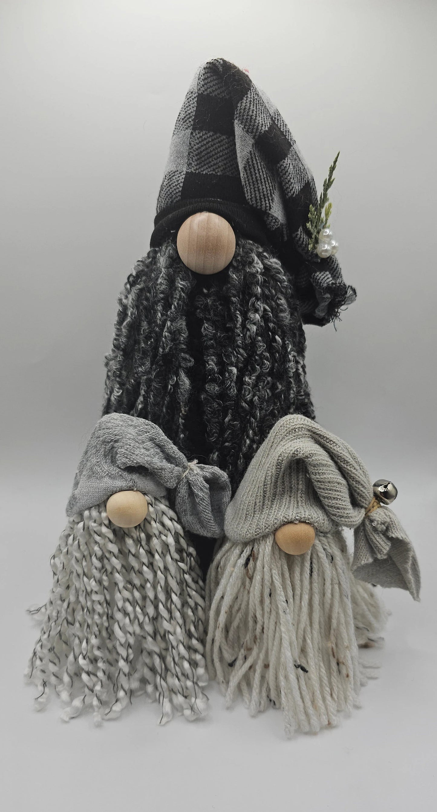Mini Beige Speckled Gnome