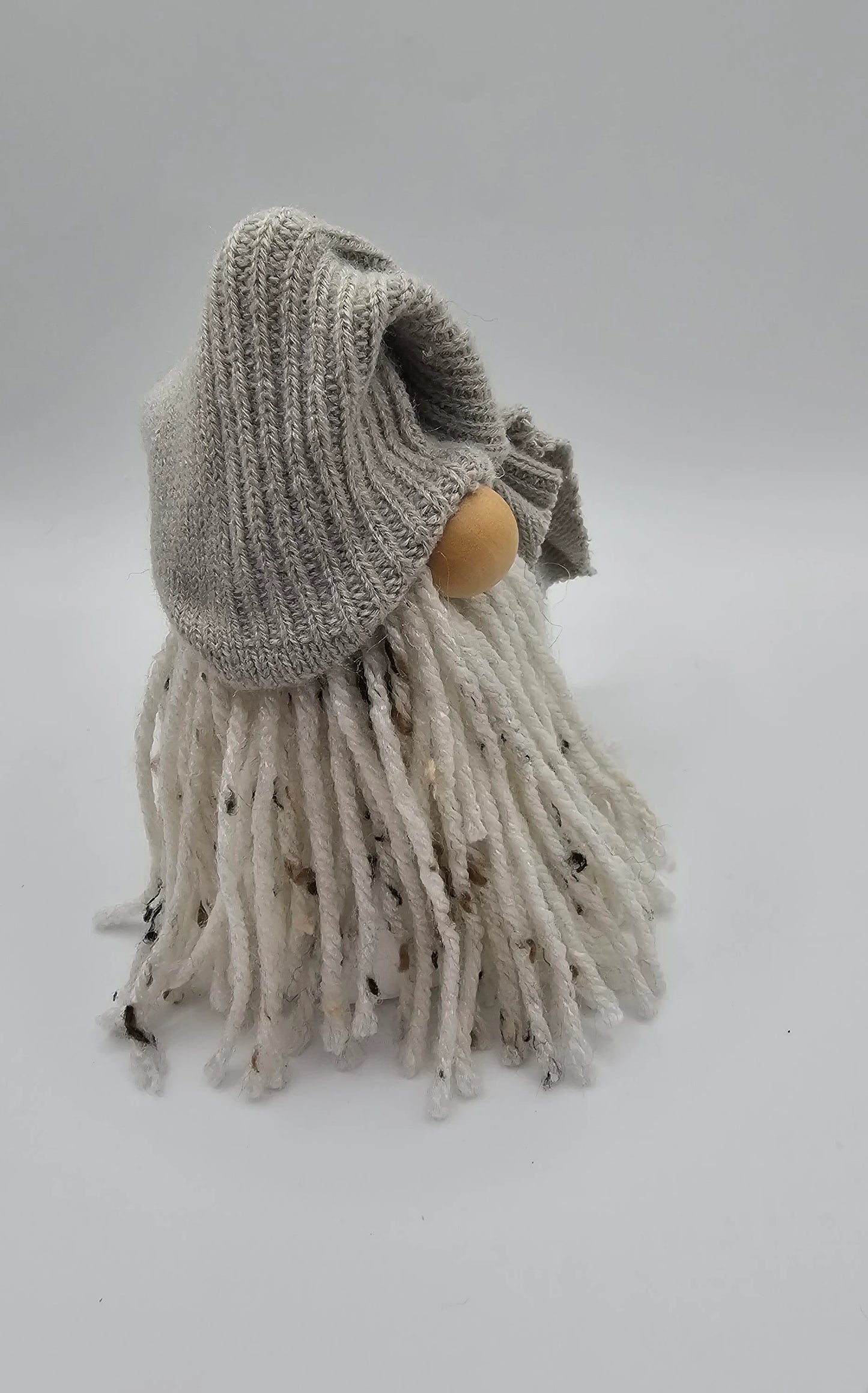 Mini Beige Speckled Gnome
