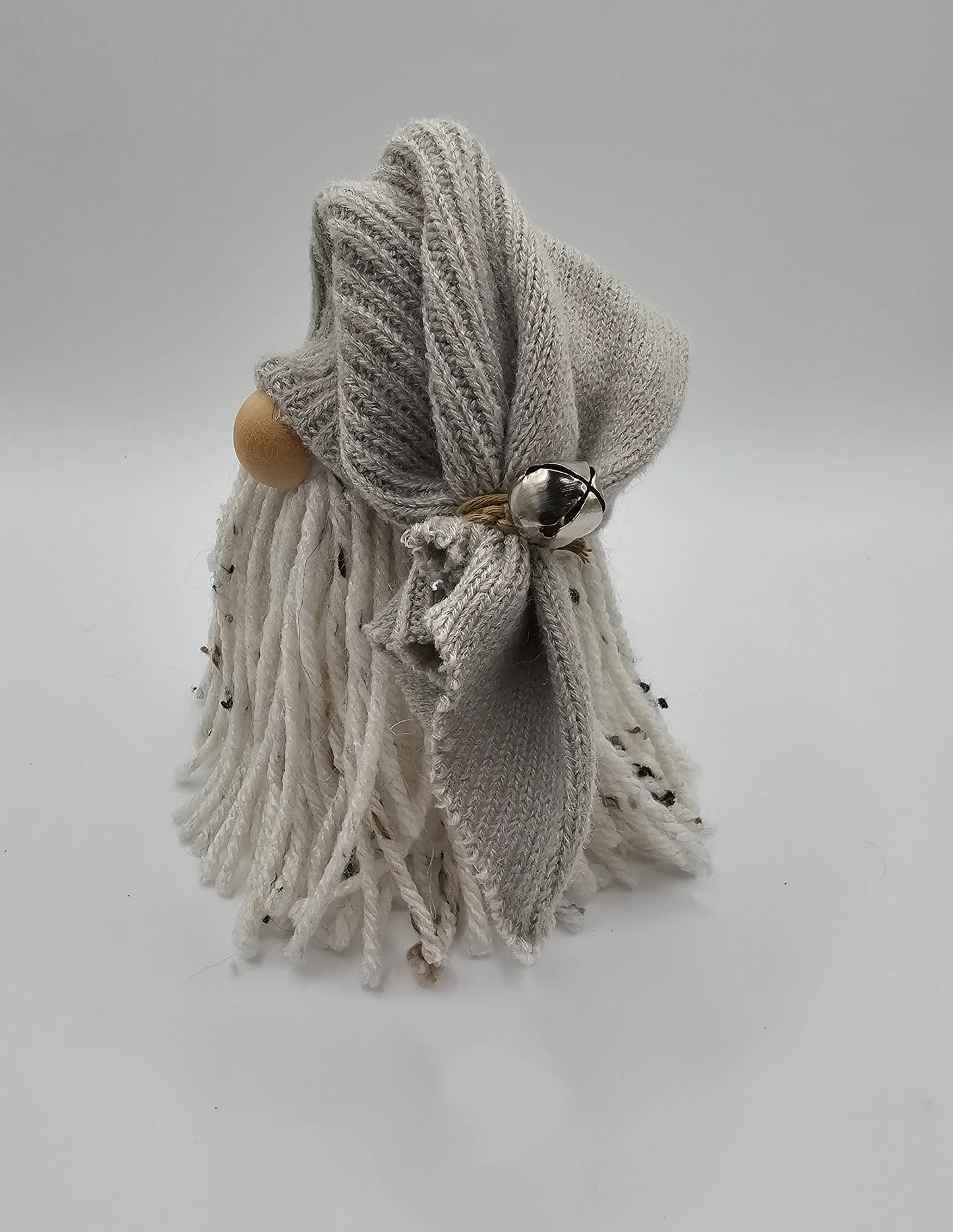 Mini Beige Speckled Gnome