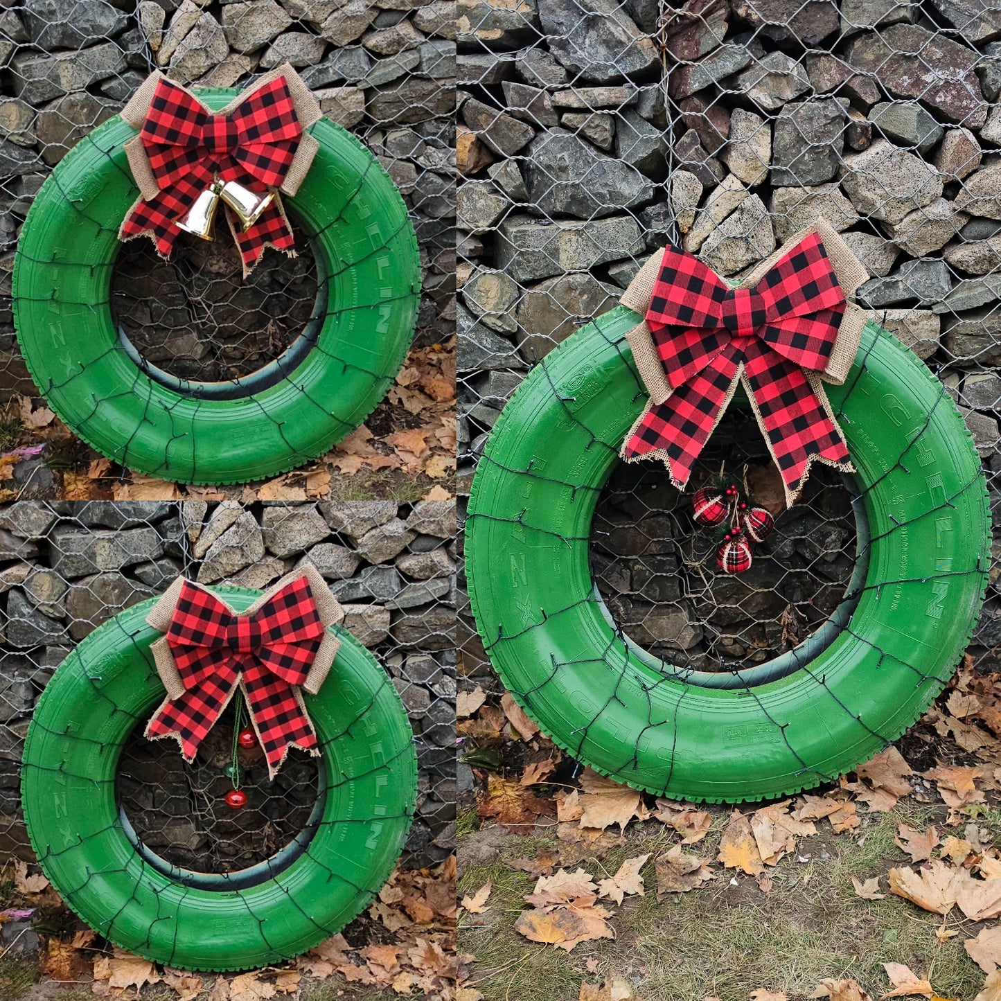 Two sided Tire Decor