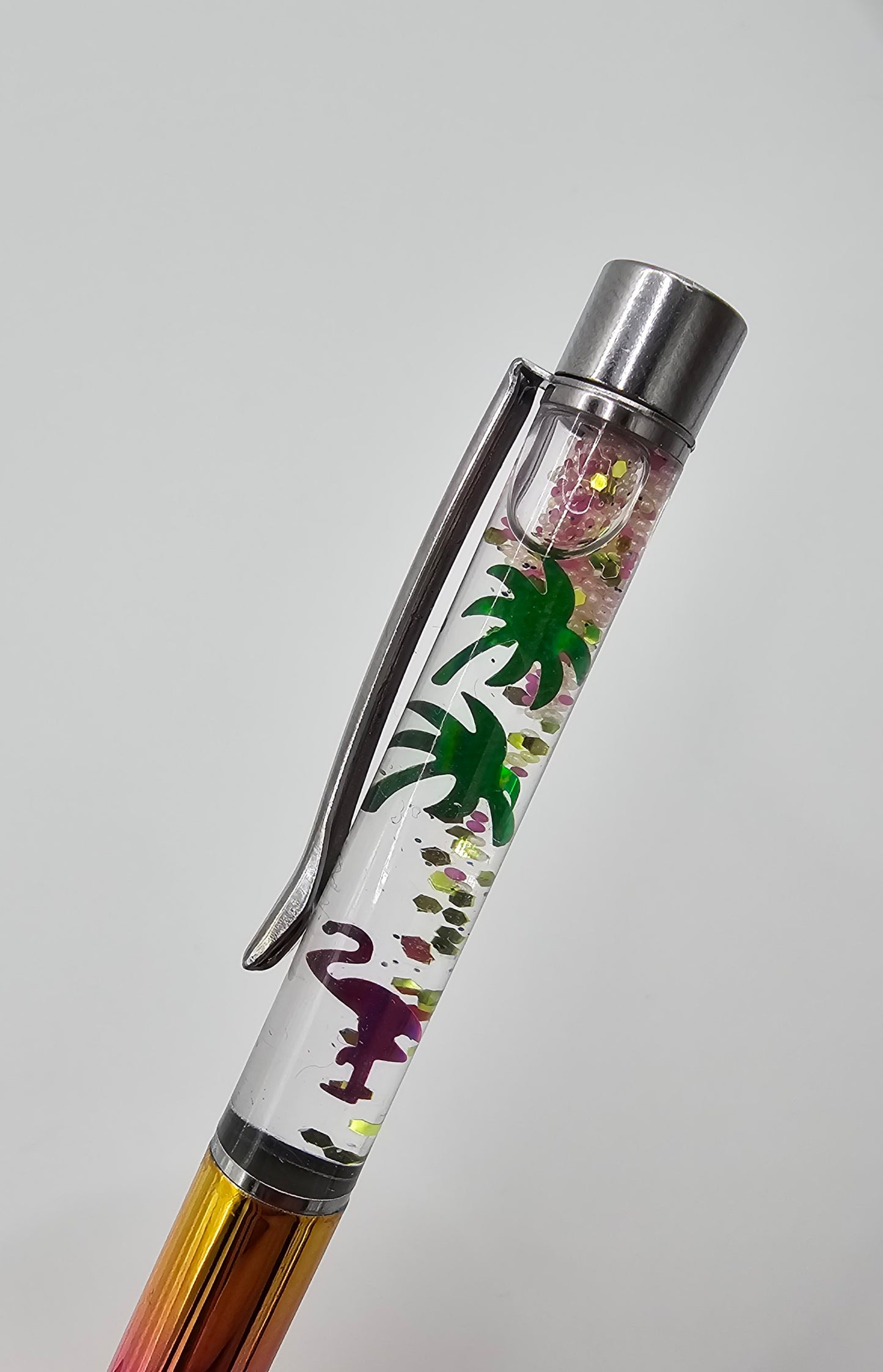 Palm Tree Flamingo Sensory/Fidget Pen